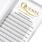 QUEWEL Premade Lash Fans, 3D Eyelash Extensions C/D Curl Pre Made Fans, 3D 0.10C MIX8-15