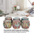 Vomeko 6 PcsAroma CandlesNatural Soy Wax, Lemon, Gardenia, Vanilla, Jessamine, Rosemary, Lavender, Stress Relief, Ideal