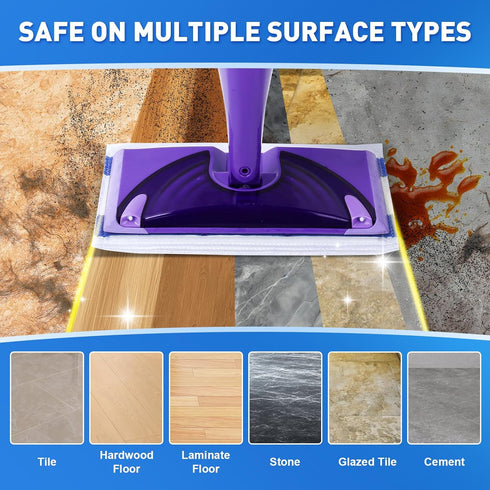 NXPPYY 60 Pack Mop Pads Refills Compatible with Swiffer WetJet Mop, Disposable Mop Pads for Hardwood Floors, Tile