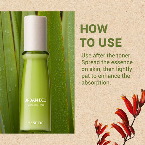 THESAEM Urban Eco Harakeke Essence, 1.69 fl. oz., Vegan Hydrating Facial Essence with Hyaluronic Acid