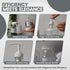 Set 34 oz 2, 17 oz 1 Glass Laundry Detergent Dispenser w/Silicone Base, Laundry Pump Dispensers x Laundry Dispenser x