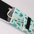 Heat Resistant Travel Hair Curler Flat Iron Pouch and Silicone Mat Set (Cactus)