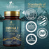 Triple Strength Omega 3 Fish Oil 60 Softgels, 2400 mg, Brain & Heart Health Support, EPA & DHA