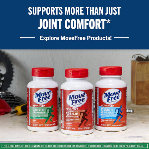 Move Free Advanced Joint Support Supplement, 120 Tablets (40 servings)