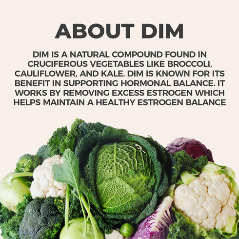 NewLife Naturals DIM Supplement 300mg for Women & Men - Hormonal Acne, Estrogen Balance Pills, Post Menopause Relief | Healthy Estrogen Level | Hormonal Balance - Bioperine | PCOS - 60 Day Supply