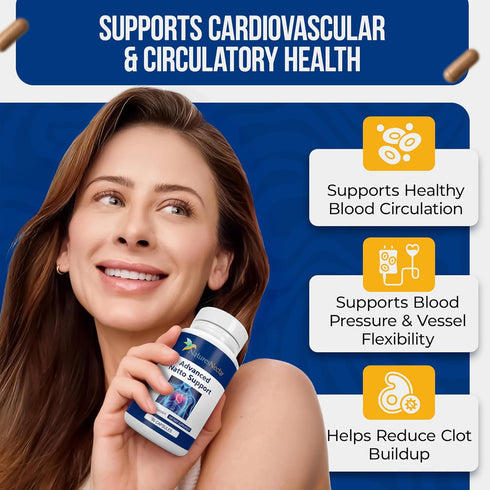 Nature's Nectar Organic Nattokinase 200mg – Double Strength 4000 fu Natural Blood Thinner, 90 Capsules