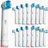 Replacement Toothbrush Heads Compatible with Oral B, 16 Pack Aster Toothbrush Head Refill
