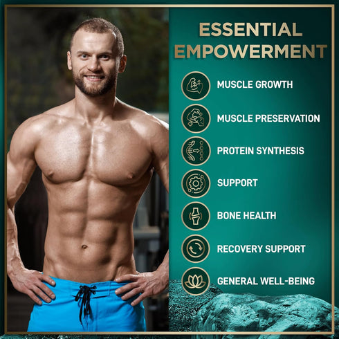 WILD FUEL HMB Supplements with Vitamin D3-1,000 MG Fitness Support - 3-Months 180 Capsules