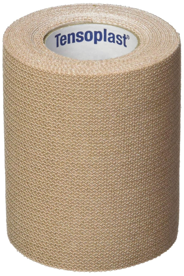 BSN Medical Tensoplast Elastic Athletic Tape, Tan, 3" x 5 yard Roll, Medium Support