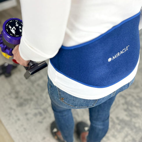 Miracle Back Relief Gel-Infused Compression Wrap for 360-Degree Neck, Shoulder & Back Support, Comfortable Upper/Lower