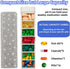 Veseek 7-Day Pill Case for Purse Bling Pill Organizer Weekly Compact Medicine Containers Travel Medication Box Holder