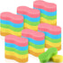 30 Pcs Large Multi-Purpose Car Wash Sponge, Non-Scratch Thick Household Cleaning Scrubber, Mix Colors