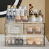 ZHIAI Stackable Storage Drawers, Clear Acrylic Bathroom Counter Organizer for Makeup, Kitchen Cabinets, Home Storage