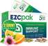 EZC Pak 5-Day Immune Support Booster - Vitamin Supplement with Echinacea, Zinc, Vitamin C, Pack of 2