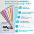 Streak Free Window Cleaning Cloths, Miracle Microfiber for Glass, Kitchen, Counter, Mirror, Lint Free, Pack of 12