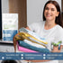 M2 mild & mighty 2.5 Bleach Alternative Stain remover Laundry Booster to Brighten Whites, Chlorine Free, Natural