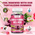Iron & Hormone Balance for Women Gummies, 25mg Iron Supplement with Multivitamins, Natural Hormonal Support for PMS