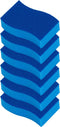 Heavy Duty Scrubber Sponge with Smell Resistant Hydrophilic Foam Technology, Odorless - Blue - (6 Pack)
