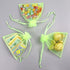 100Pcs Organza Bags, 4x6 Inch Sheer Drawstring Gift Bags, Light Green Organza Jewelry Pouches for Wedding Party Favor