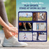 Comfort Orthotic Arch Support Insoles for Sport Shoes and Work Boots, Pair, X-Small