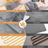 Heating Pad for Back Pain Relief, Portable Massaging Weighted Pad with 3 Heat Settings & 6 Massage Combinations, Light