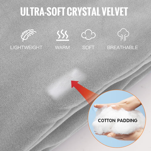 Heated Neck Wrap Scarf for Pain Relief, Neck Heating Pad with 5000mAh Power Bank, Cordless Electric Heated Neck Warmer