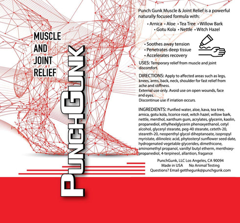 Muscle and Joint Relief Cream - Non Greasy Lotion for Sore Muscles and Joints with Arnica, Aloe & Tea Tree, 3.0oz