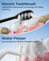 Sonic Electric Toothbrush and Electric Floss for Adults and Kids, Electric Toothbrush Water Flosser Adults, Water