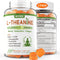 L-Theanine 200mg Gummies Sugar Free - GABA, 5-HTP, Ashwagandha & Vitamin D3 for Relaxation Support - 2 Packs