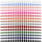 Maitys 720 Pieces Medium Square Press on Nails, Glossy Fake Nails Solid Color Artificial Tips for Women