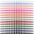 Maitys 720 Pieces Medium Square Press on Nails, Glossy Fake Nails Solid Color Artificial Tips for Women