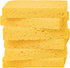Heavy Duty Cellulose Kitchen Sponges, Tough Mess Cleaning without Scratching, Pop Up Eco Sponges DIY Orange (6 Pack)