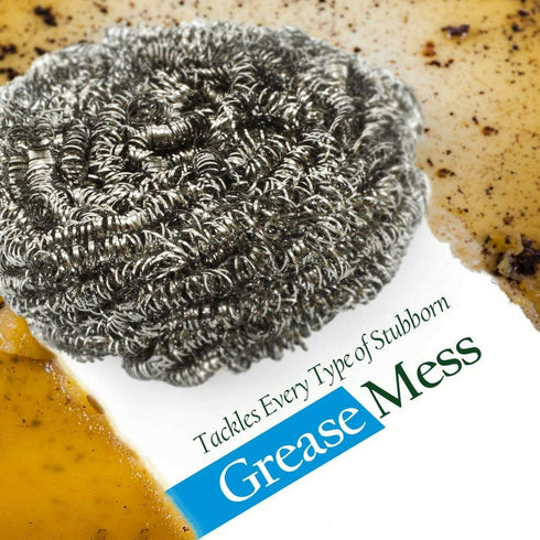 Stanley Degreaser Concentrate with Stainless Steel Scrubbers Heavy Duty Cleaner for Grease, Grime, Pots, Pans & Kitchen
