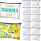 Xuniea 12 Pcs Cosmetic Bags Sublimation Blanks, DIY Heat Transfer Makeup Bags, Iron on Zipper Toiletry Pouch (White)