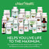 Maxi Health Multivitamin for Women & Men - Daily Vitamins with 30 Nutrients Including Iron, Zinc, Probiotics - 120