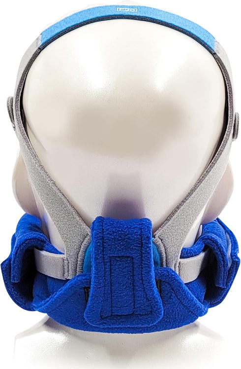 CPAP Neck Pad by resplabs - Compatible with Most CPAP Mask Headgear, includes 2 Strap Covers