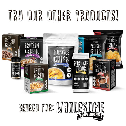 Protein Chips, 14g Protein, Gluten Free, Keto Snacks, 6 Pack (Barbecue & Sea Salt Vinegar)