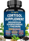 StrongVit Cortisol Supplements for Women and Men with Magnesium, Ashwagandha & L-Theanine.