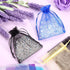 50pc 4x6 inches Gifts Wrap Bags Mixed Color, Organza Sheer Fabric Drawstring Pouches for Baby Shower Favor
