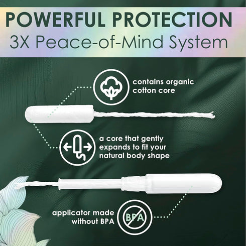 Multipack, 84 Count L. Cotton Tampons Light/Regular Absorbency Contains an Organic Cotton Core, Made Without Synthetic