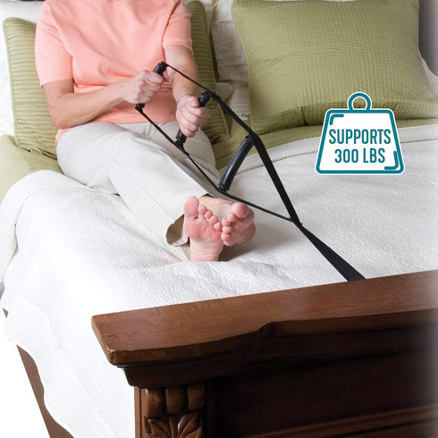 Stander BedCaddie Pull Up Assist Bed Ladder with Non-Slip Handles for Seniors and Elderly