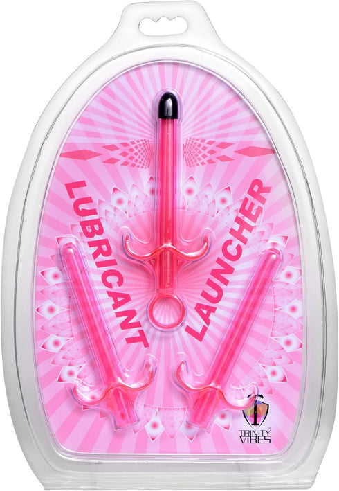 Trinity Vibes 3 Pack Lubricant Launcher - Pink