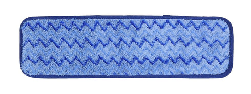 O'Cedar Commercial 96968-12 MaxiPlus Microfiber Wet Mopping Pad with Scrub Strip, 18" (Pack of