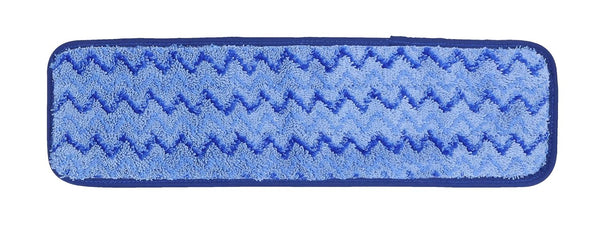 O'Cedar Commercial 96968-12 MaxiPlus Microfiber Wet Mopping Pad with Scrub Strip, 18" (Pack of