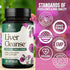 Liver Cleanse Detox & Repair Formula 60 Capsules, Herbal Support with Milk Thistle, Artichoke Extract & Turmeric