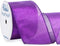 Ribbli Metallic Purple Wired Ribbon,2-1/2 Inch x Continuous 10 Yard, Deluxe Purple Glitter Ribbon,Christmas Ribbon for Crafts,Wreaths,Big Bow,Gift Wrapping, Christmas Tree Decoration by Ribbli