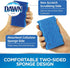 Dawn Non-Scratch Kitchen Dish Sponges, Blue (Pack of 9)