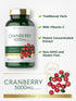 Carlyle Cranberry Pills 5000mg, 300 Capsules, with Vitamin C, Non-GMO, Gluten Free