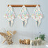 Kitchen Dish Cloths Towels with Blue Flowers and Butterflies, Reusable Super Absorbent Cleaning Rags, 12x12 in 6 Pack