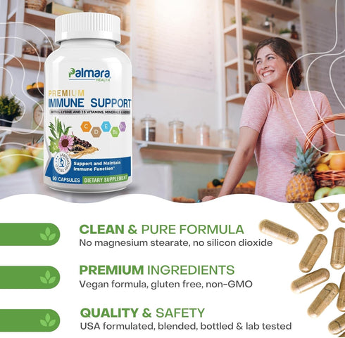 Premium Immune Support - 60 Capsules